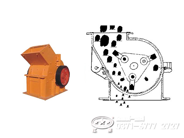 立軸錘式制砂機(jī)對河卵石打砂原理