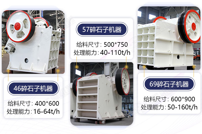 幾款常用的顎式石子粉碎機(jī)展示