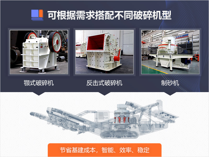 移動(dòng)石子機(jī)多樣搭配靈活機(jī)動(dòng)